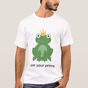 Camiseta Príncipe do sapo, eu sou seu t-shirt do príncipe