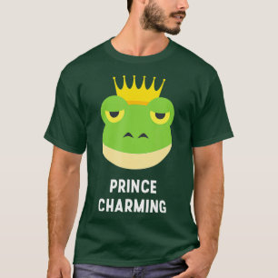 Camiseta Príncipe Encantado Sapo Coroa Fairytalhe Herói Eng