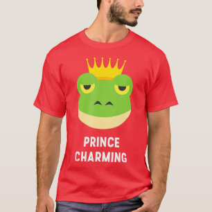 Camiseta Príncipe Encantado Sapo Coroa Fairytalhe Herói Eng