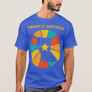 Camiseta Príncipe George British Columbia Canada Vintage Di