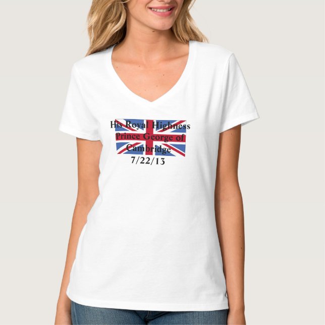 Camiseta Príncipe George de Cambridge (Frente)