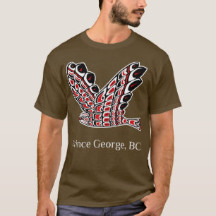 Camiseta Príncipe George Redail Hawk Nativo Pássaro de Prey