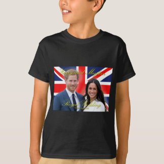 Camiseta Príncipe Harry e Meghan Markle Casamento Real