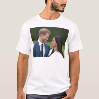 Camiseta Príncipe Harry e Meghan Markle Casamento Real