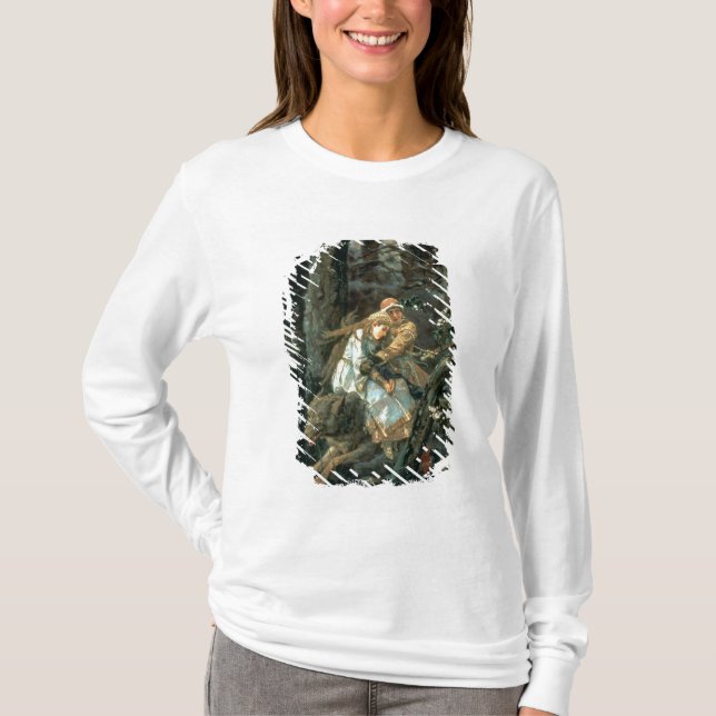 Camiseta Príncipe Ivan no lobo cinzento, 1889 (Frente)