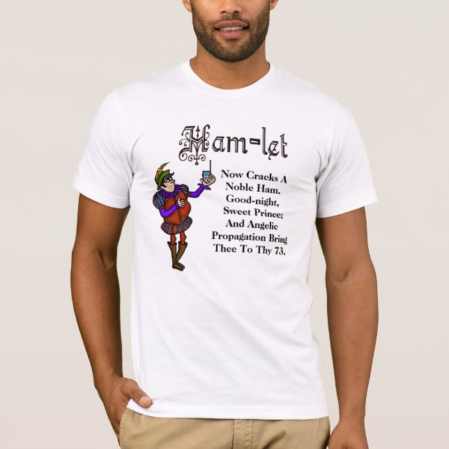 Camiseta Príncipe nobre Citação T-shirt de Hamlet do (Frente)