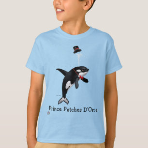 Camiseta Príncipe Patches D'Orca Kids T-Shirt