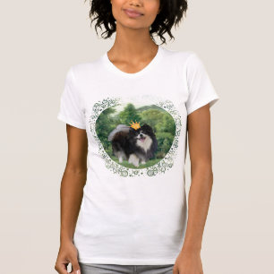Camiseta Príncipe Pomerânia Preto
