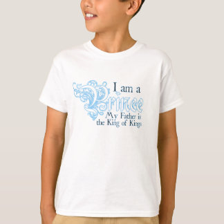 Camiseta Príncipe rei do T básico dos meninos dos reis