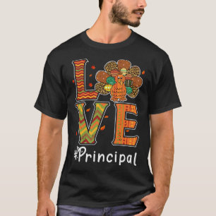 Camiseta Principiante Amor Ação de Graças Leopard Turquia o