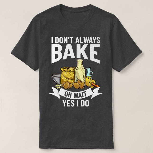 Camiseta Principiante Baking Recebe Panificação De Farinhas (Frente do Design)