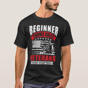 Camiseta Principiante conhece regras, mas veteranos conhece