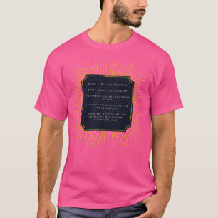 Camiseta Princípio da causa e do efeito