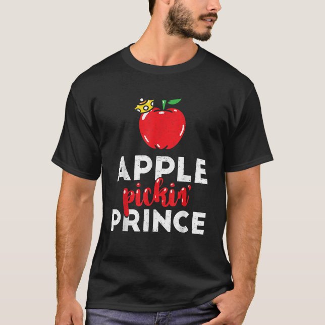 Camiseta Príncipio de colheita de maçã para bebês e rapazes (Frente)