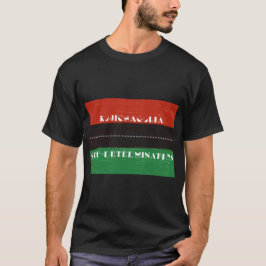 Camiseta Princípio de Kwanzaa Autodeterminação de Kujichagu
