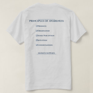 Camiseta Princípios de Consciência