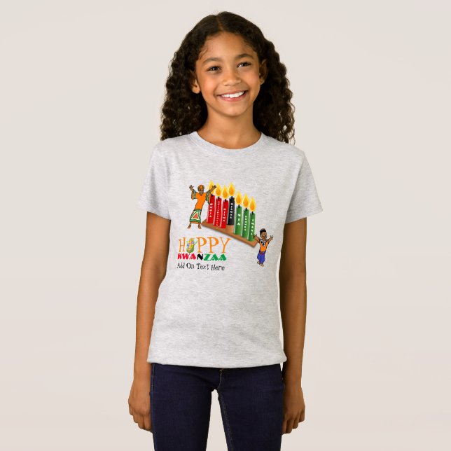 Camiseta Princípios KWANZAA 7 Compatíveis (Frente Completa)