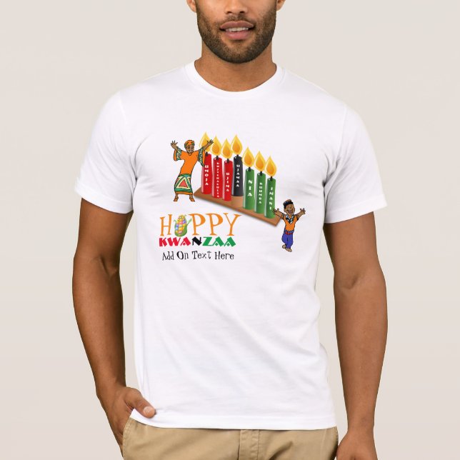 Camiseta Princípios KWANZAA 7 Compatíveis (Frente)