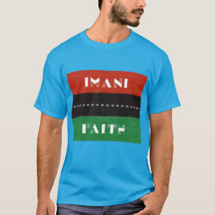Camiseta Princípios Kwanzaa Imani   Fé