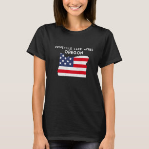 Camiseta Prineville Lake Acres Oregon EUA State America Tra