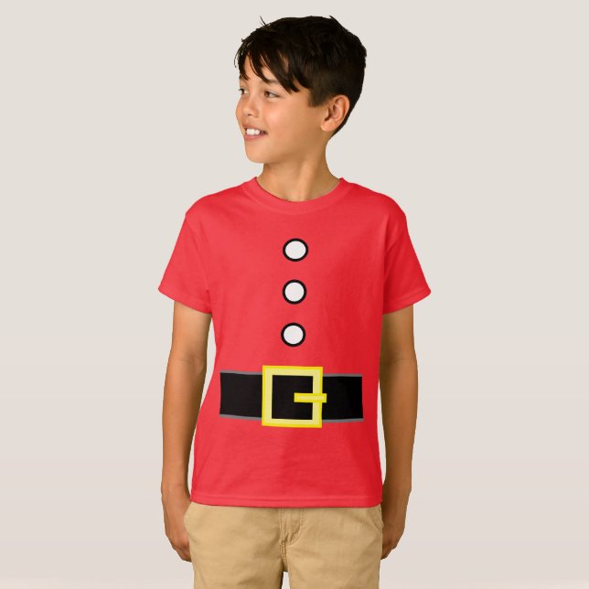 Camiseta Print on Demand Funny Christmas Santa ELF SUIT  (Frente Completa)