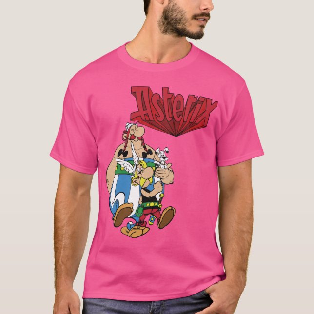 Camiseta Printed Gallic Adventures Video Game Asteri Printe (Frente)