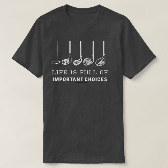 Camiseta Prioridades do Golf (Frente do Design)