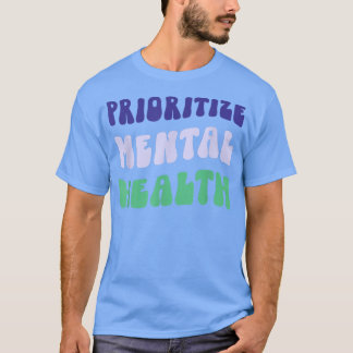 Camiseta Priorizar a saúde mental - Sensibilização - Autoat