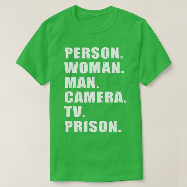 Camiseta Prisão de Câmera de Homem de Pessoa - 2 (Frente do Design)