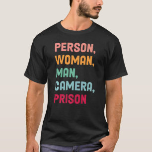 Camiseta Prisão de Câmera Homem-Mulher
