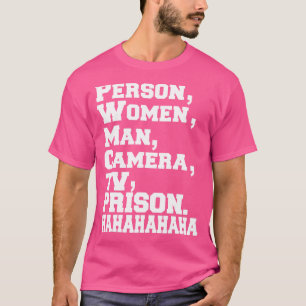 Camiseta Prisão de TV Homem Mulher Pessoa Hahaha H