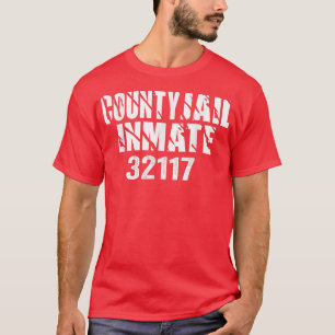 Camiseta Prisão do Condado de Halloween Prisão Prisioneira 