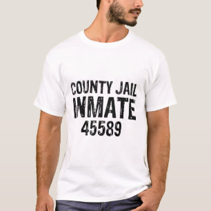 Camiseta Prisão do Condado de Halloween Prisão Prisioneira