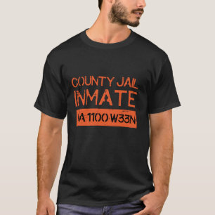 Camiseta Prisão do País Preso na prisão Fácil Halloween