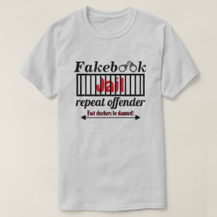 Camiseta Prisão Repetitivo Offender Novelty Parody Lt