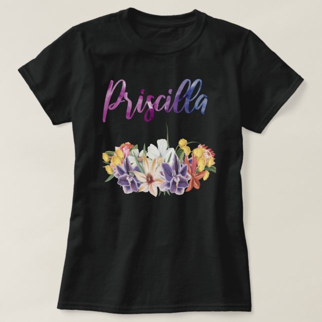 Camiseta Priscilla é um nome bonito (Frente do Design)