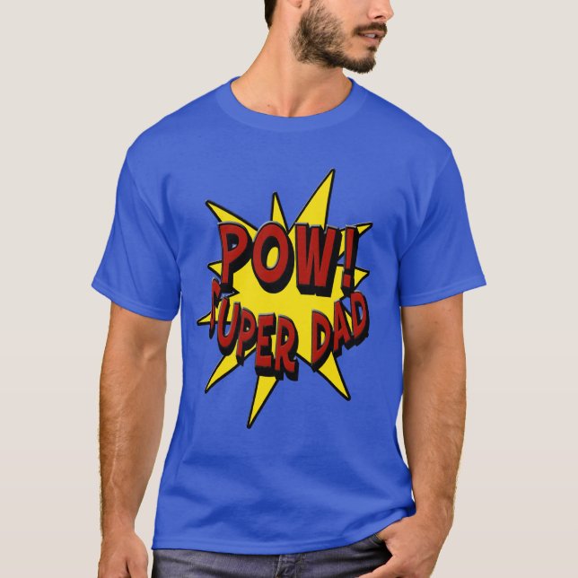 Camiseta Prisioneiro de guerra! Pai super (Frente)