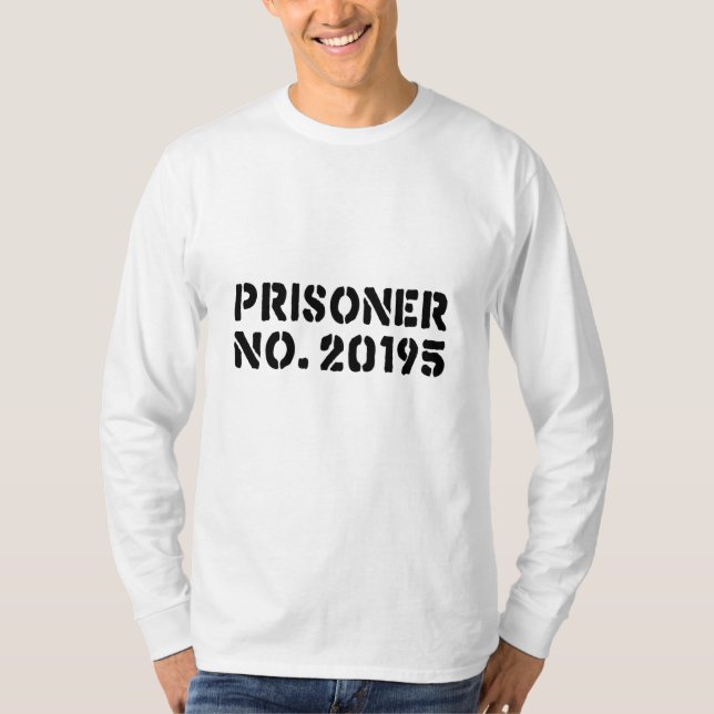 Camiseta Prisioneiro Nº 20195 (Frente)