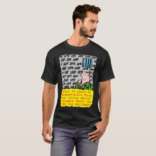 Camiseta Prisioneiro na cadeia não precisa de papel de pare