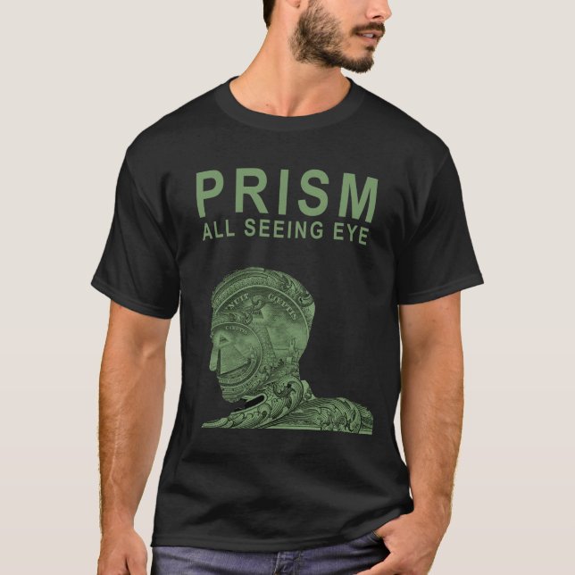Camiseta PRISMA - todo o olho de vista - verde (Frente)