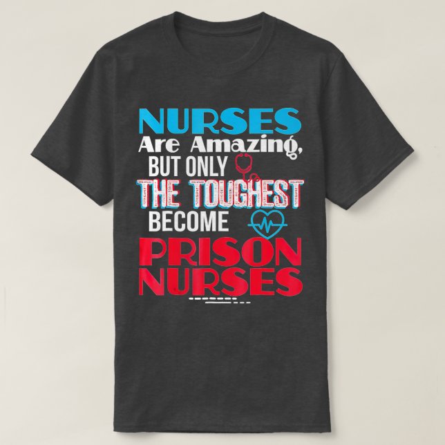 Camiseta Prison Nurse  RN Registered Correctional Nurse Gif (Frente do Design)