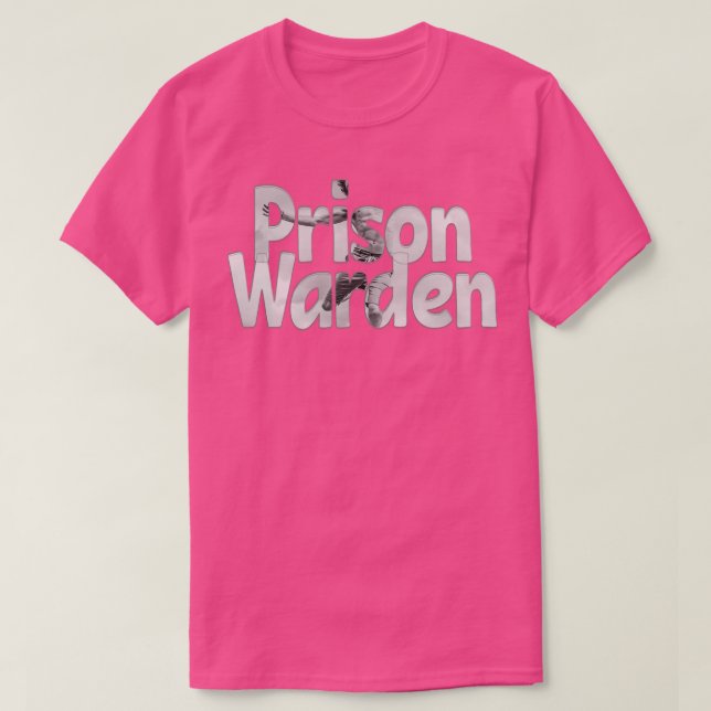 Camiseta Prison Warden (Frente do Design)