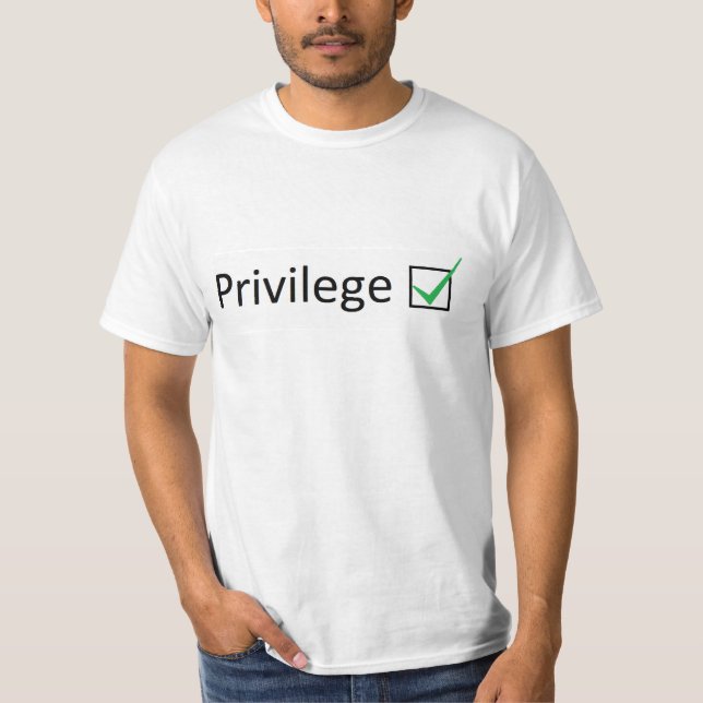 Camiseta Privilégio verificado (Frente)