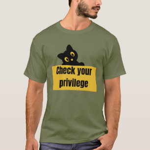 CAMISETA PRIVILÉGIO\ VERIFIQUE SEU PRIVILÉGIO