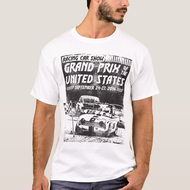 Camiseta Prix grande dos Estados Unidos feitos sob (Frente)