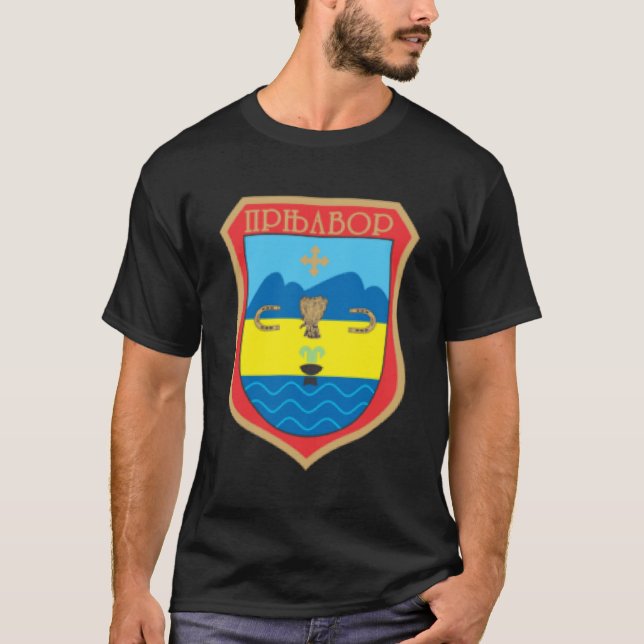 Camiseta Prnjavor Grb Republika Srpska RS Srpska Zastava Tr (Frente)