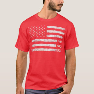 Camiseta Pro 1973 Roe Pro Choice 1973 Direitos femininos Fe