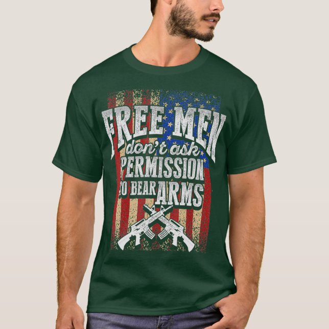 Camiseta Pro 2nd Amendment Gun Rights Anti Gun Control (Frente)