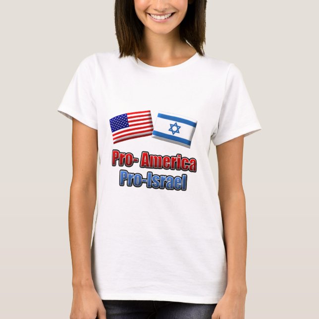 Camiseta Pro-América/Israel (Frente)