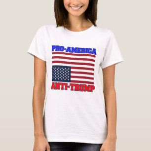 Camiseta Pró-Americano Anti-Trump
